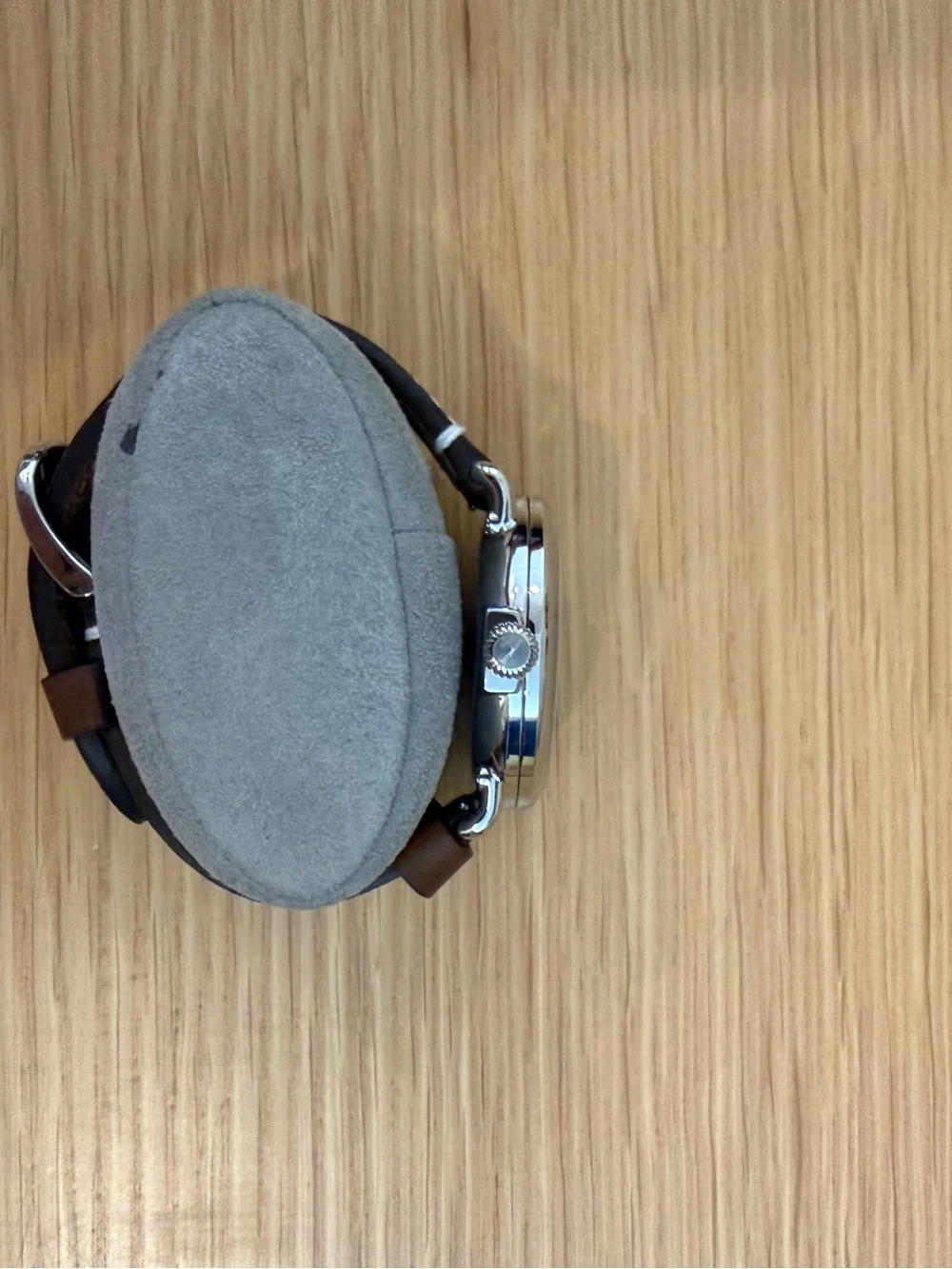 Shinola Runwell Brown Strap Watch with Cream Dial and Black Numerals